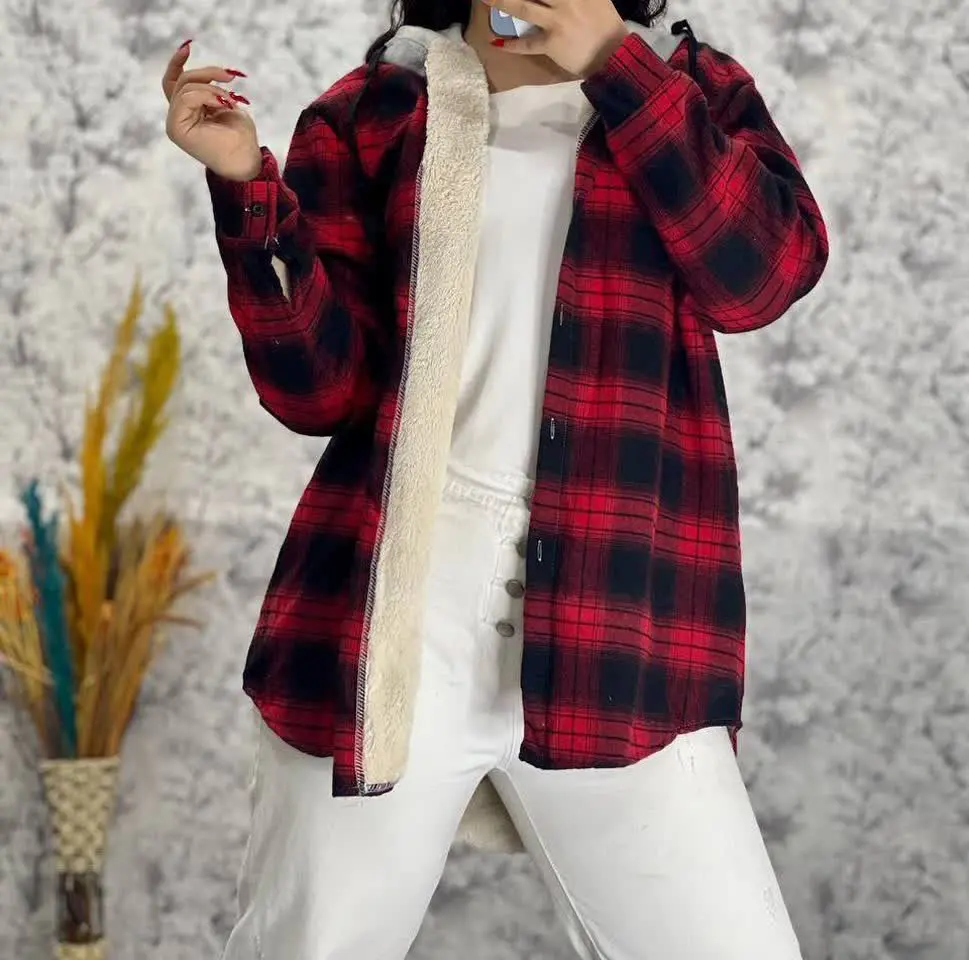 🦋نام محصول: کاپشن چارخونه 🌨️
