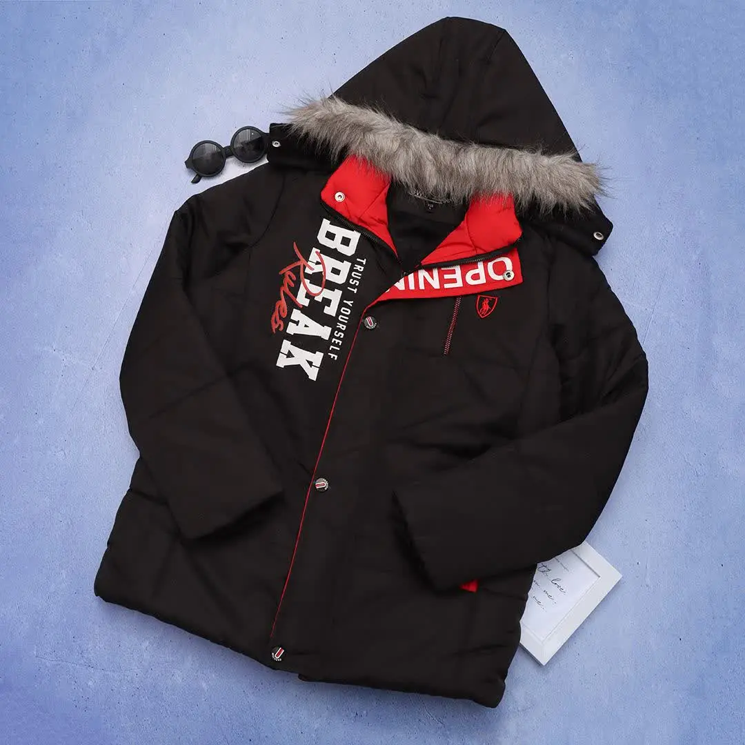 کاپشن ضد آب با آستری خز کوتاه 😎
