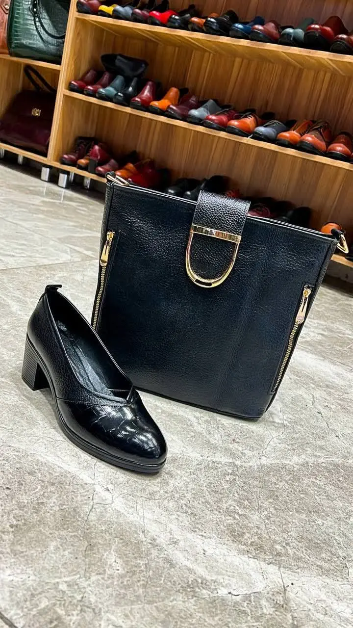 کفش تمام چرم زنانه