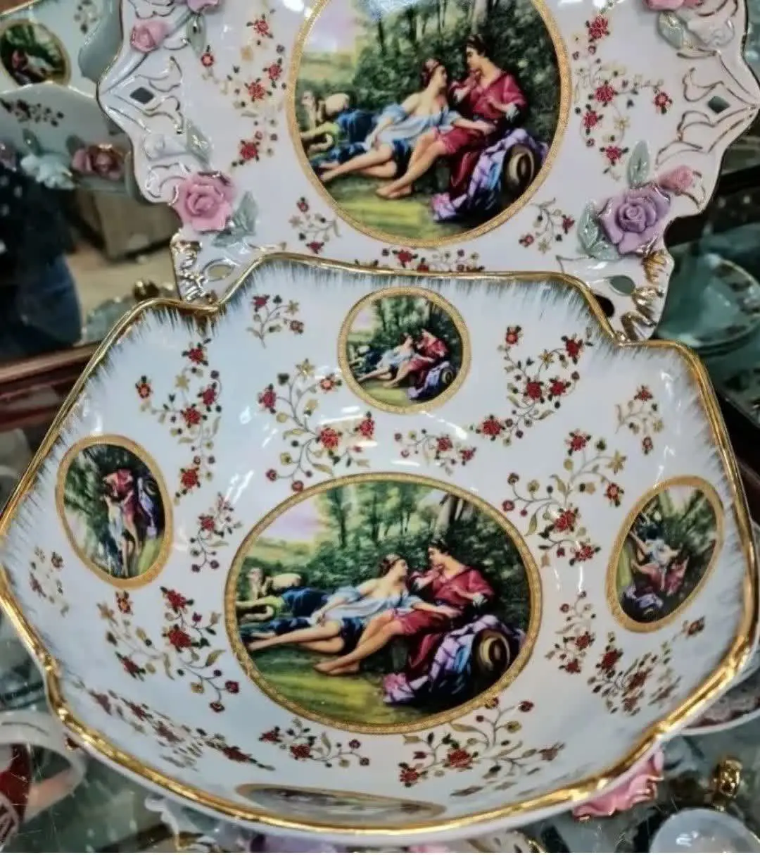 قاب وقدح گل برجسته👌
