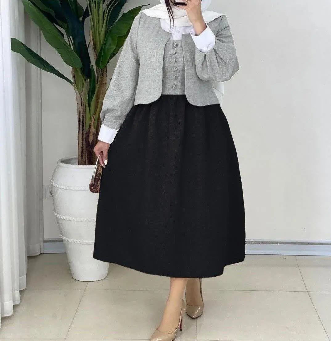 👚 نام: ست کت سارافون حدیث ✔️
