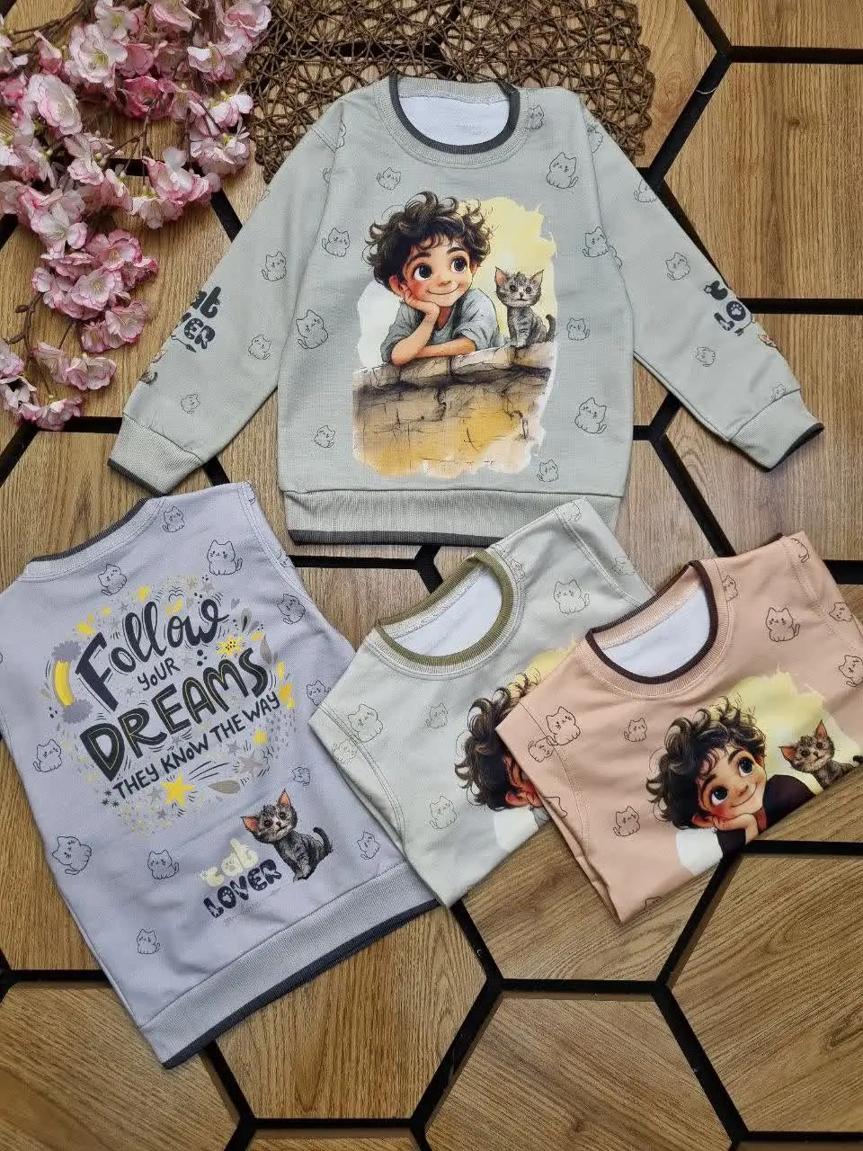 🌹بلوز تک تصویری پسرانه