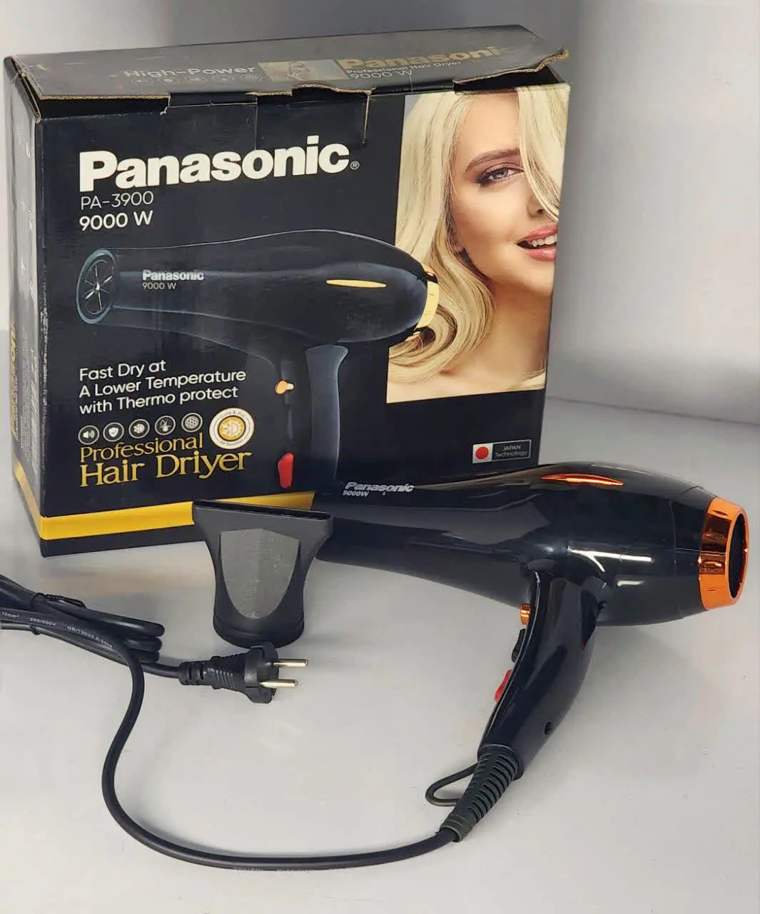 ✅ سشوار موتور سنگین Panasonic 
