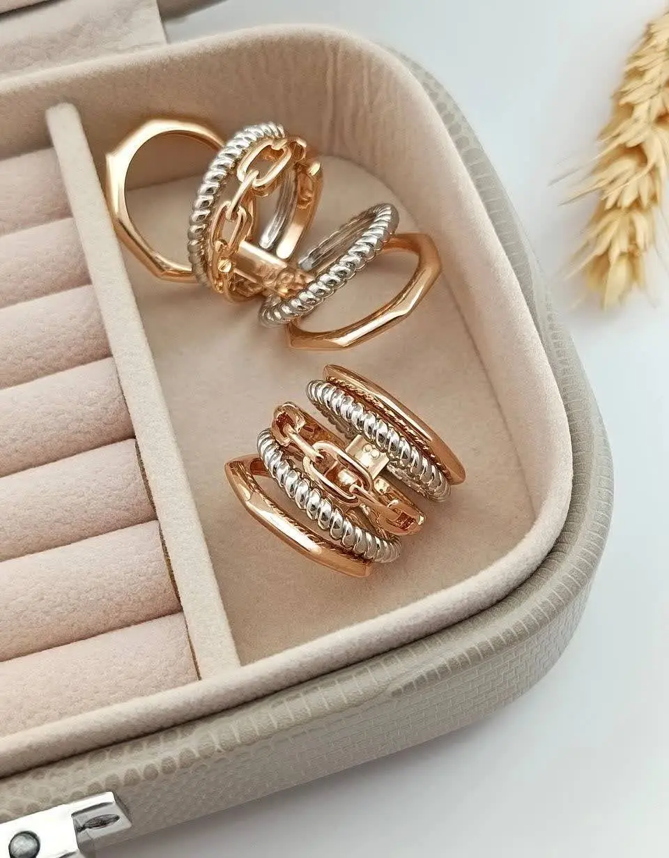 انگشتر پورتوفینو دو رنگ دریم