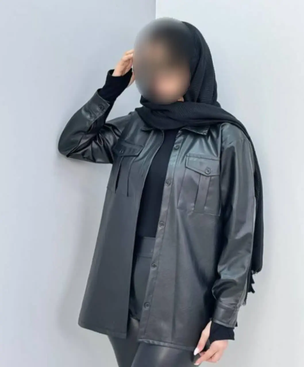 مانتو چرم تیدا