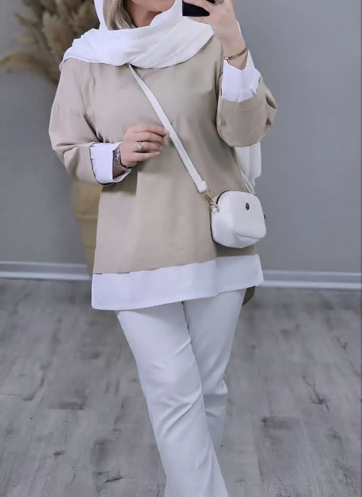 ب🤌نام: تونیک یقه سفید لنین🍃
