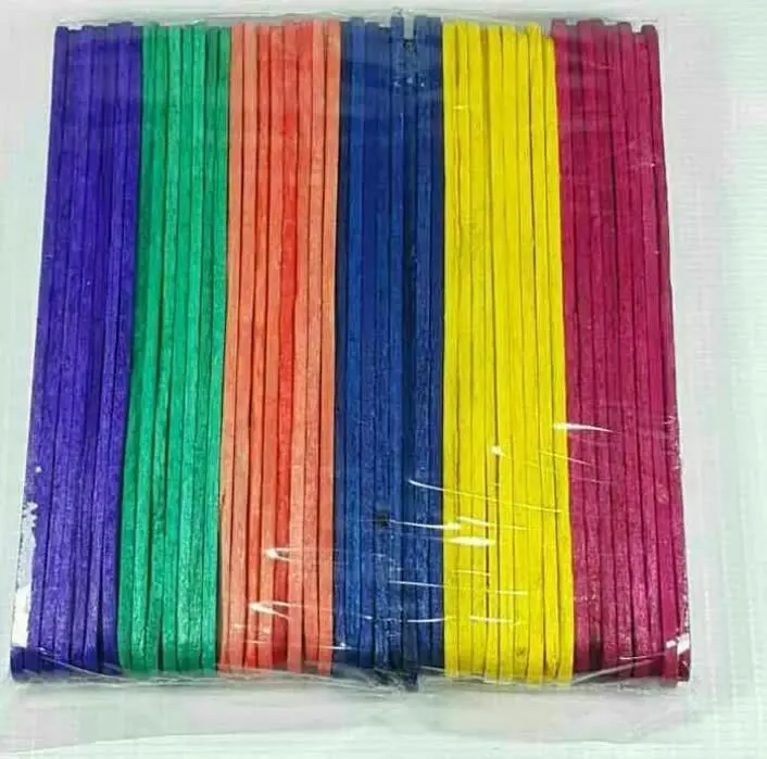 چوب بستنی رنگی 
