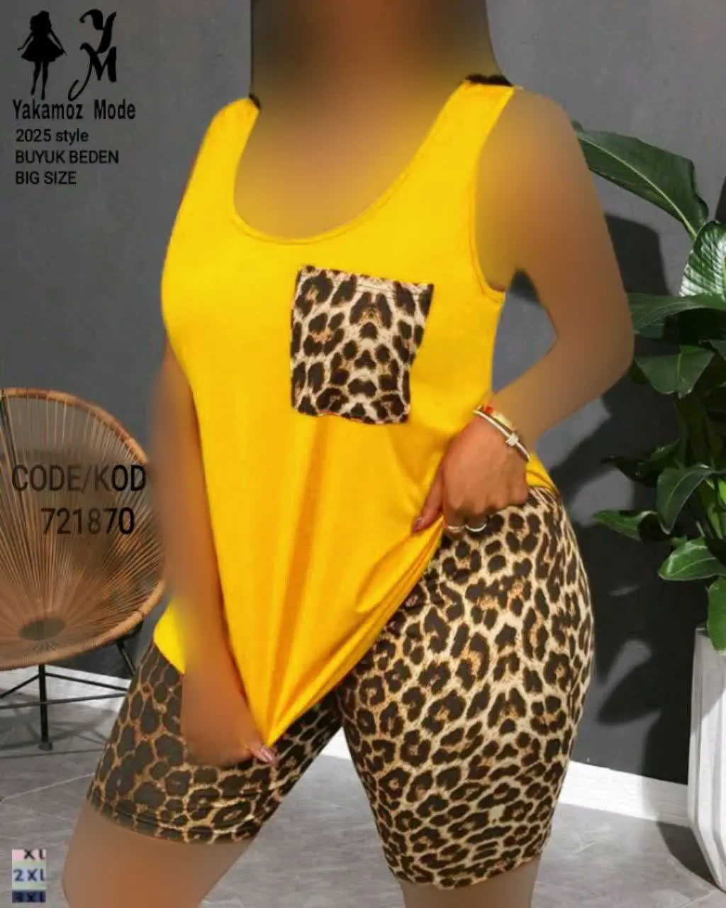 ست تاپ و شلوارک جدیدمون 😍
