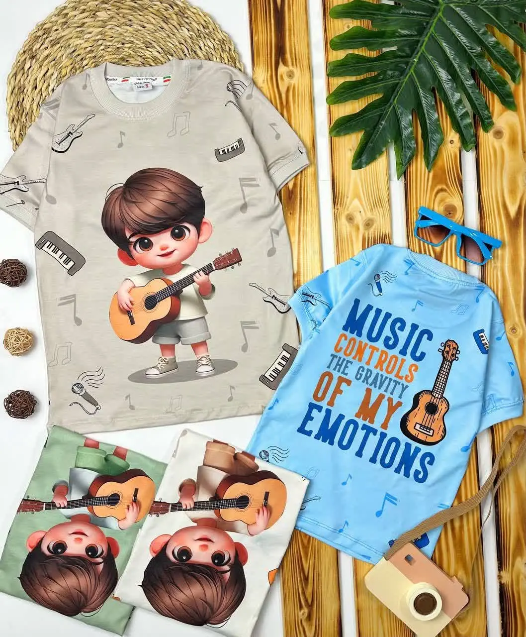 👨‍💻تیشرت پسرانه تصویری