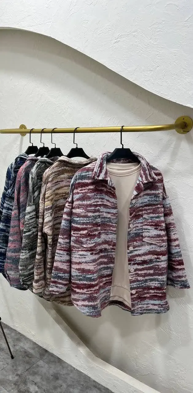 جنس پارچه: پشمی ژاکارد ترک