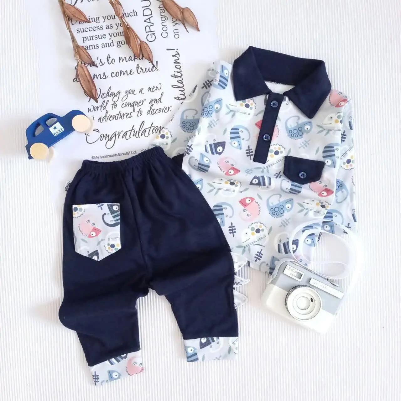 ☀️بلوز شلوار پسرانه طرح آفت...