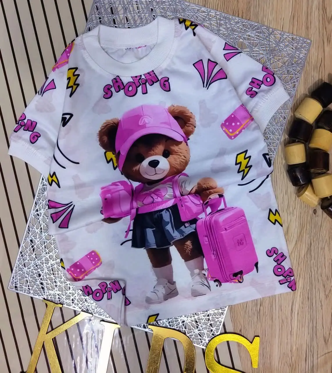 تیشرت تدی دخترانه 
