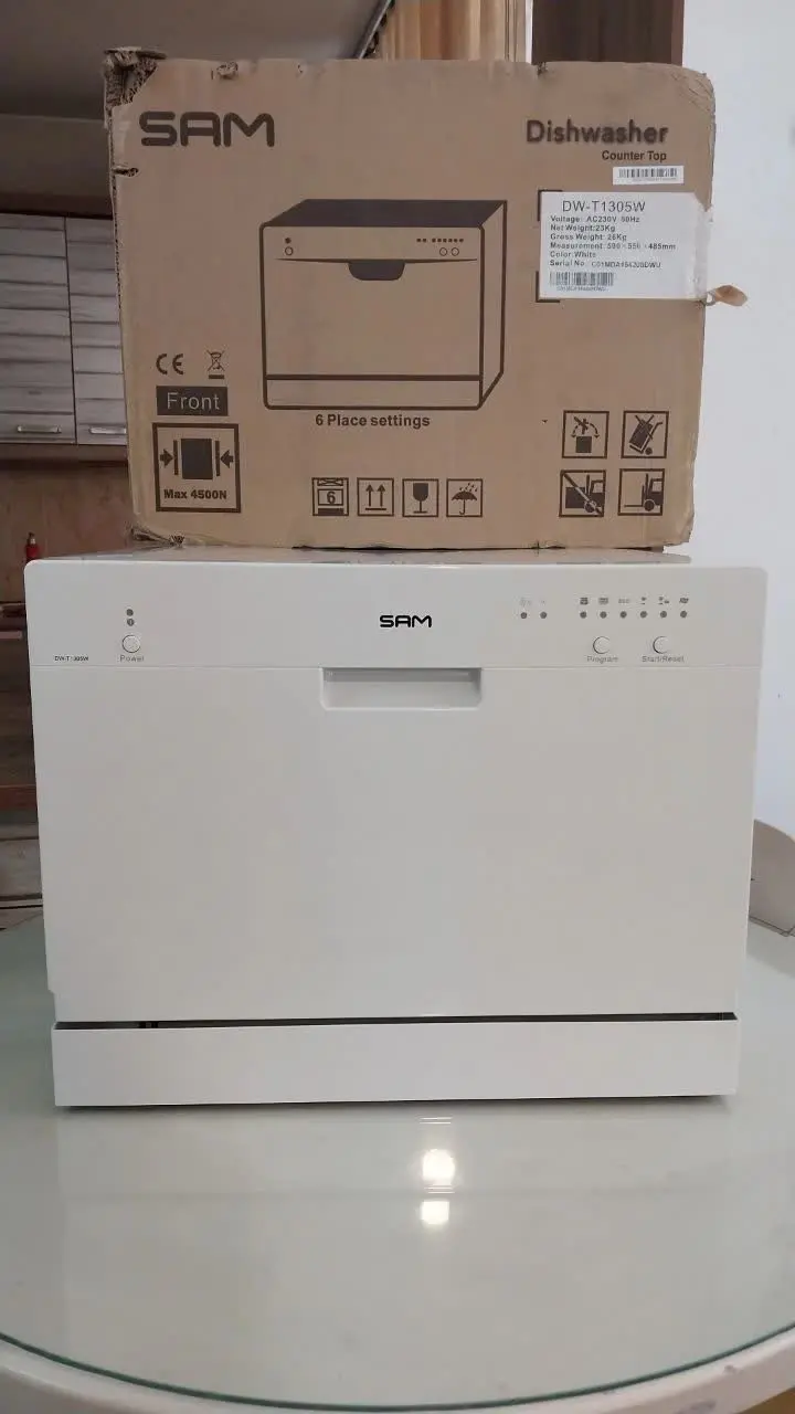 ماشین ظرفشویی ۶ نفره رومیزی...