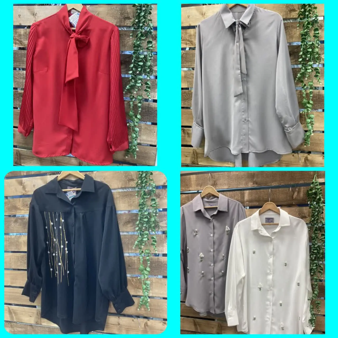 ۱. شومیز طوسی الیزه 
