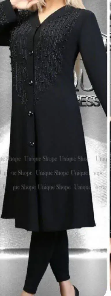 🖤نام: مانتو قواره دار مدل مهنوش
