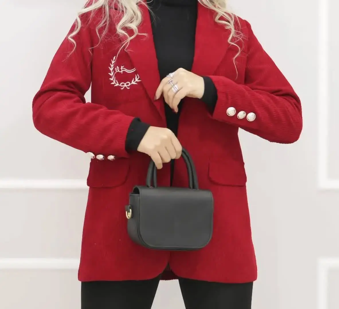 🍂نام: مانتو مخمل کهکشان 
