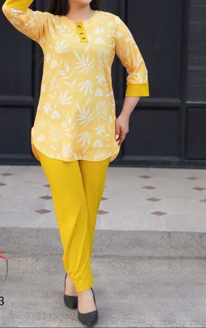 نام: تونیک شلوار برگ 
