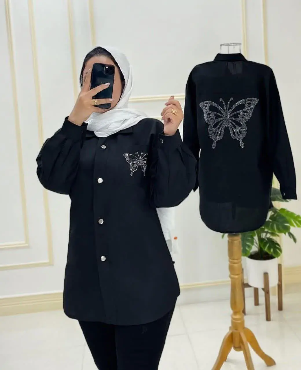 نام: شومیز مانتویی نگین پروانه
