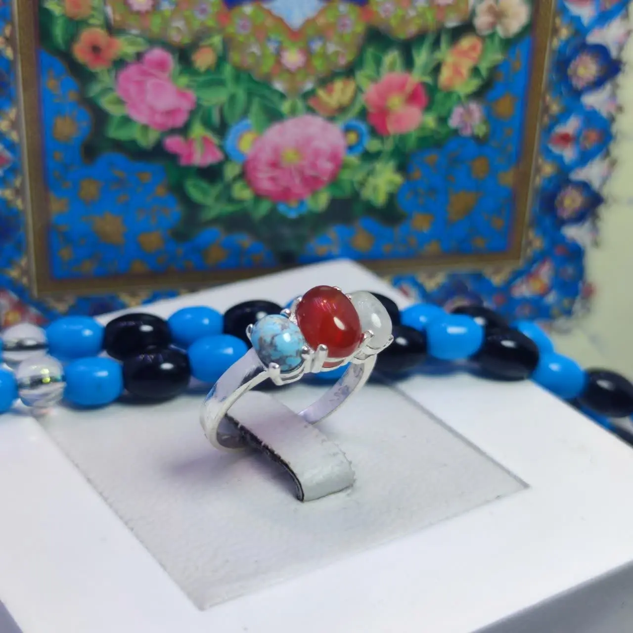 ✅انگشتر زنانه #سه_نگینه❤
