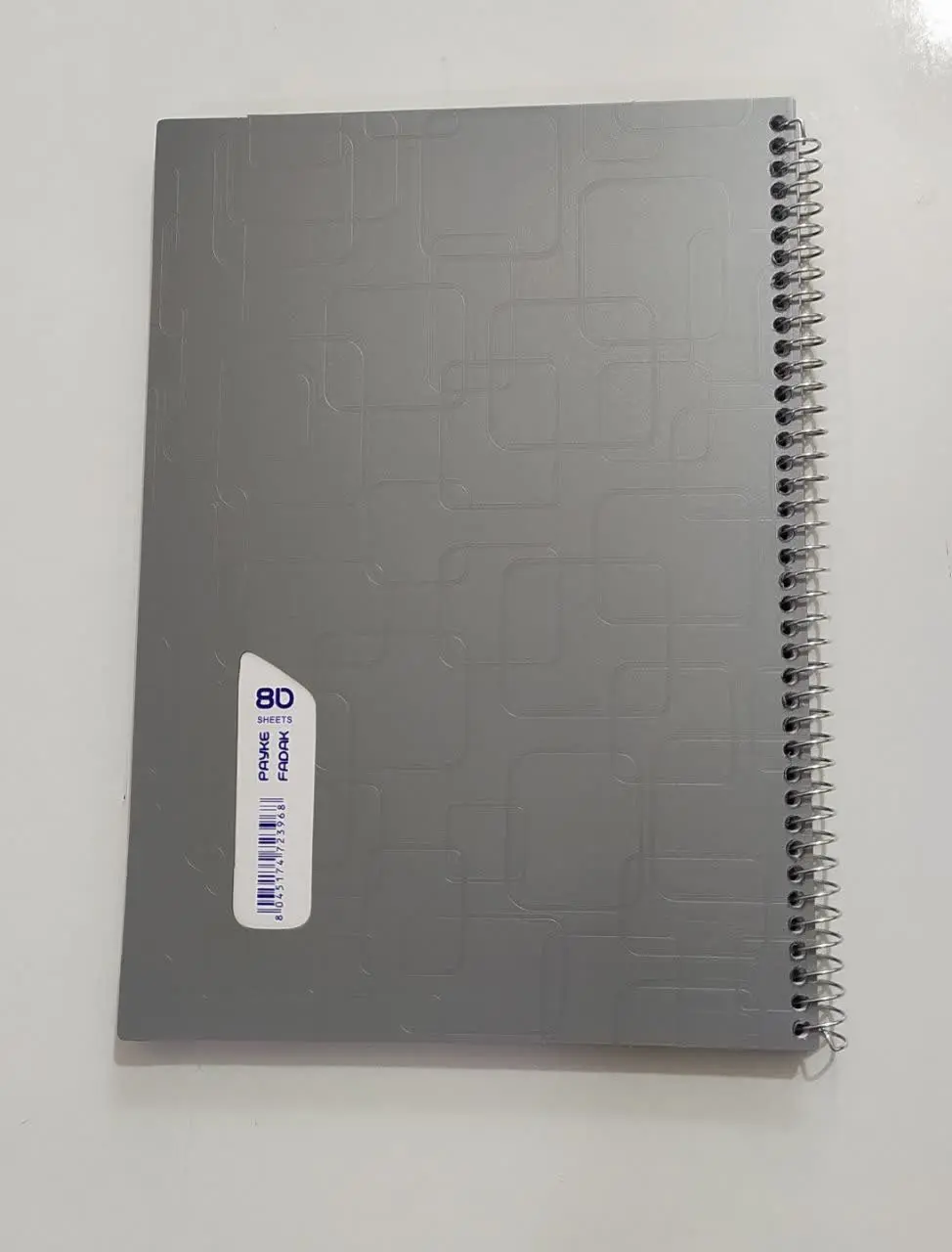 دفتر خط دار فدک طلق سیمی پن...