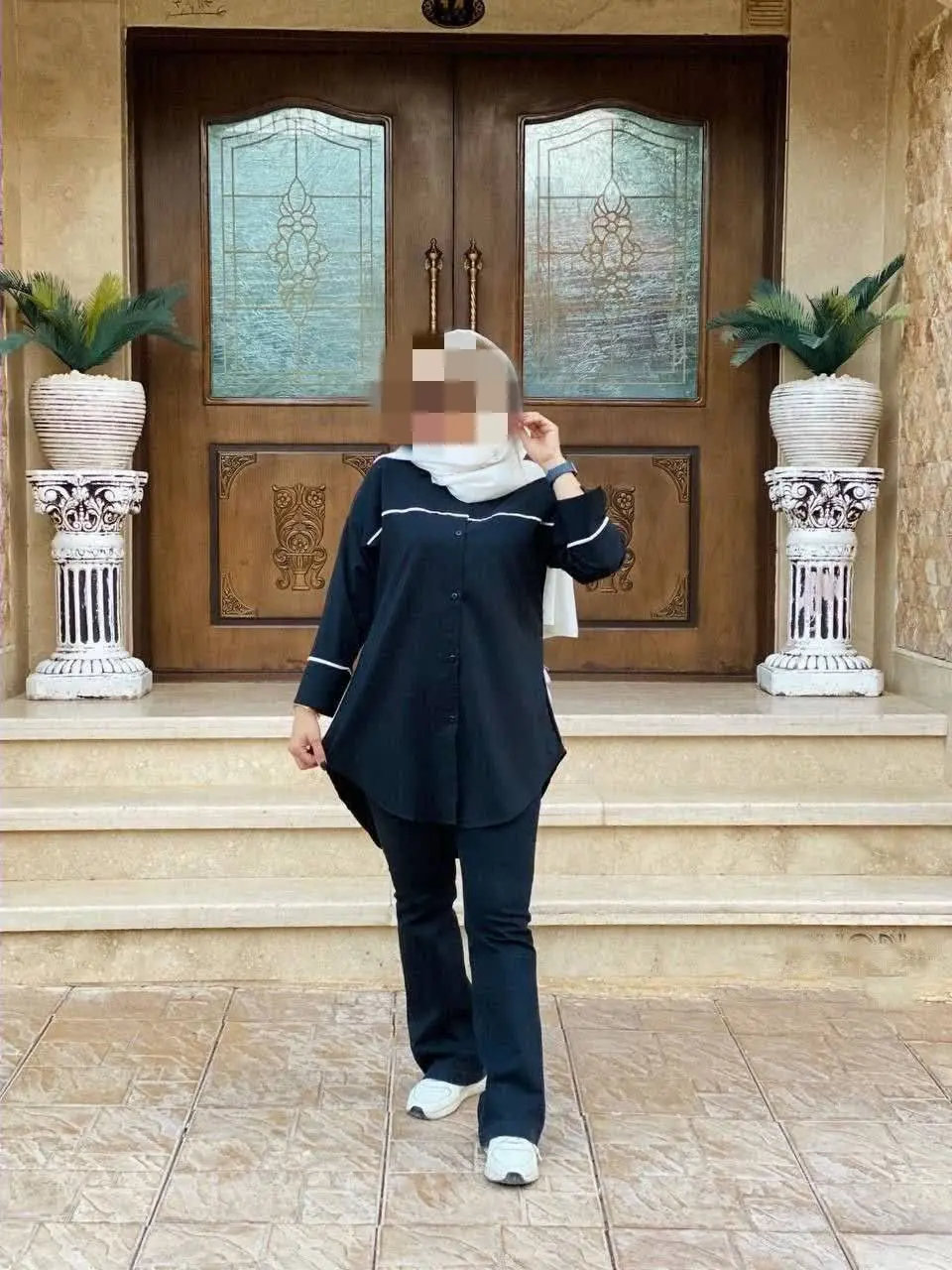 ❤️نام: مانتو مدل آنالیزا🏴 ((ویژه محرم)) 🏴
