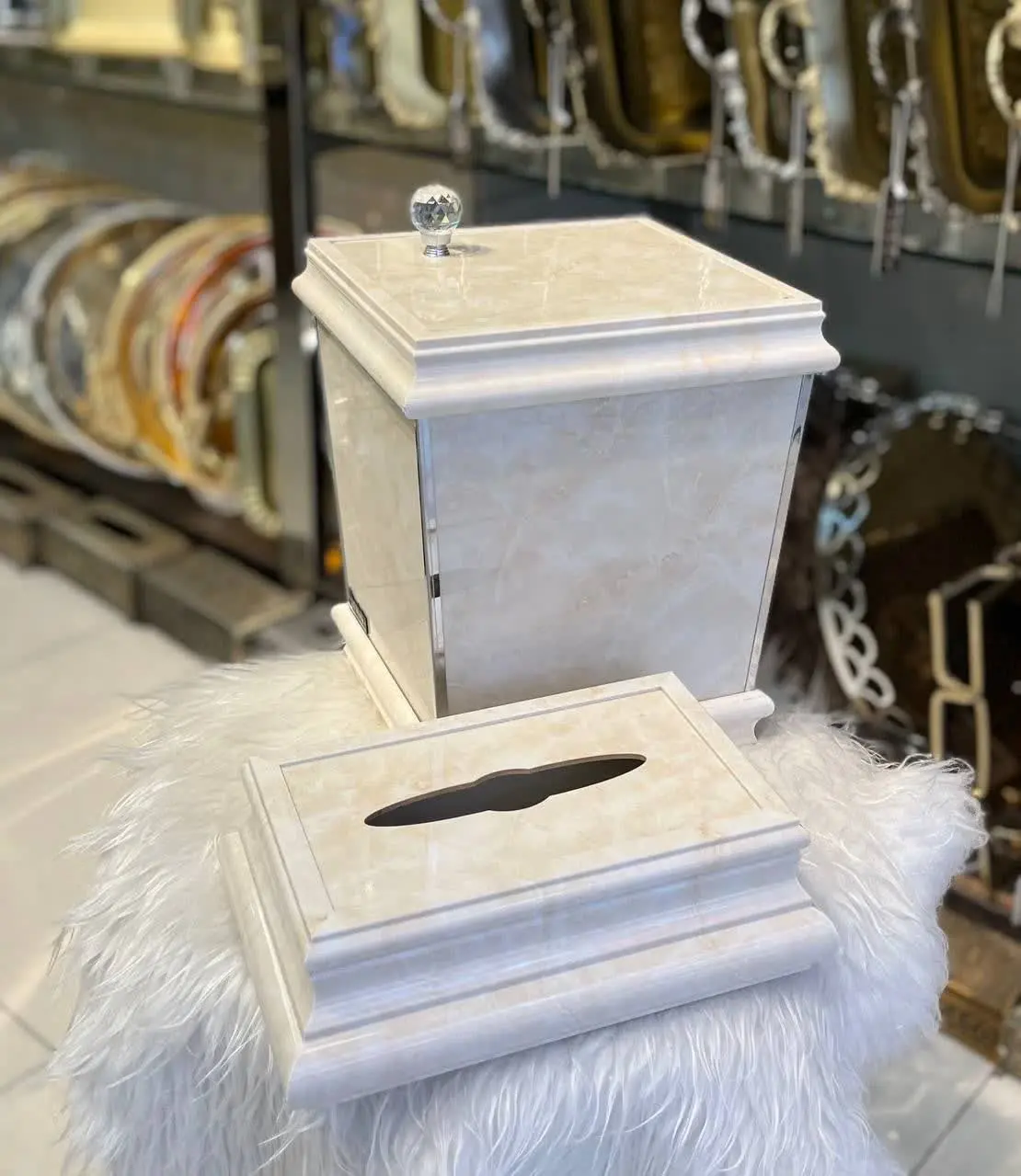 سطل و دستمال‌های pvc
