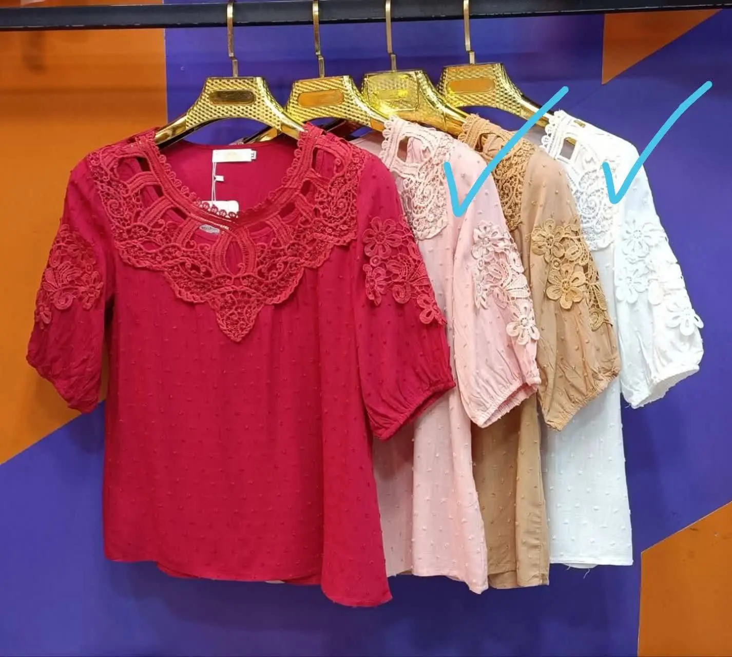 از این کار خوشگلمون هم در ۲ رنگ صورتی و سفید🩷🤍
