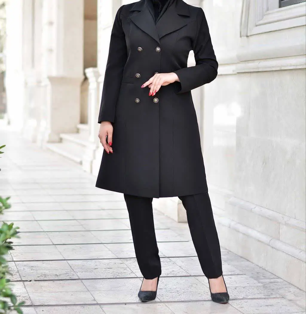 مانتو شلوار اداری زمرد