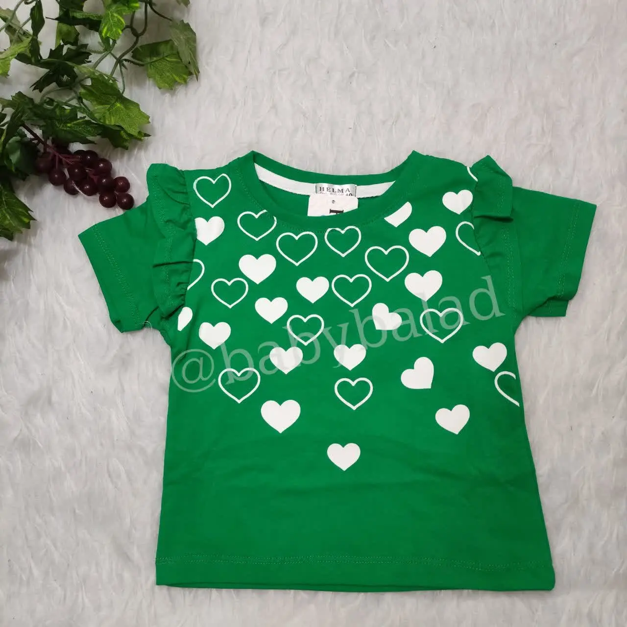 تیشرت دخترانه قلب🤍🤍
