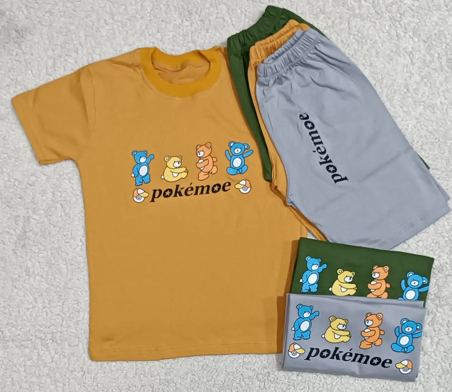 🔮تیشرت شلوارک اسپرت طرح خرسی🔮
