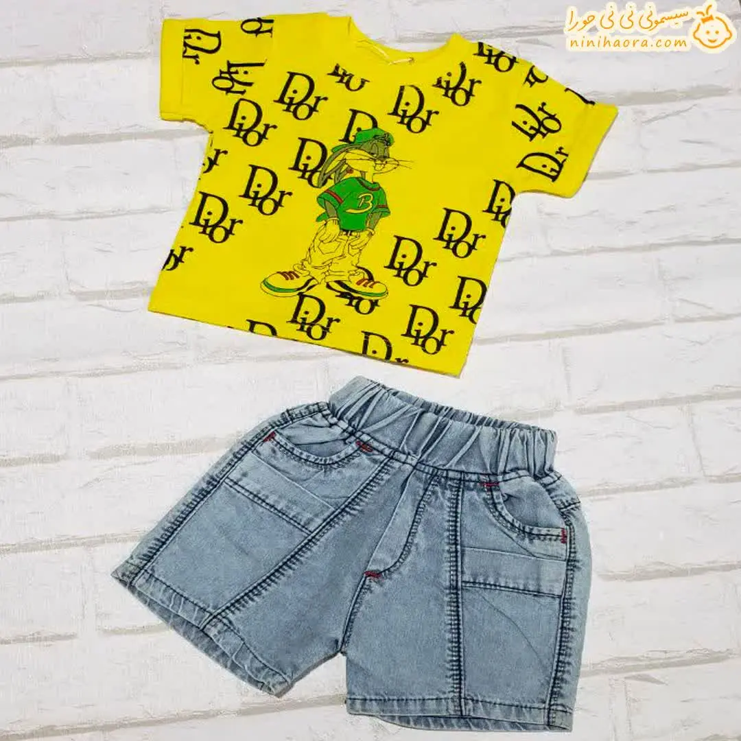 بلوز شورت لی طرح Dior