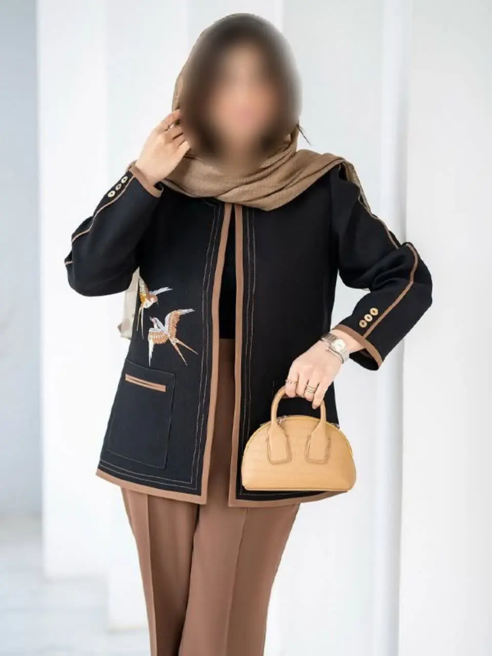 🌷نام: مانتو شلوار طاووس
