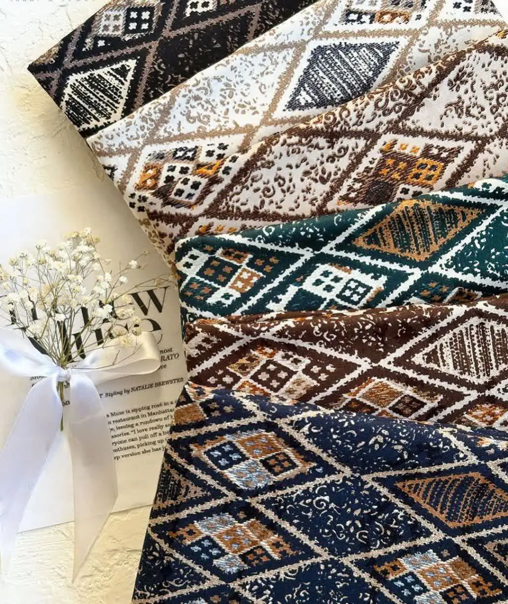 ⚜️ روسری نخی کشمیر پاییزه و...