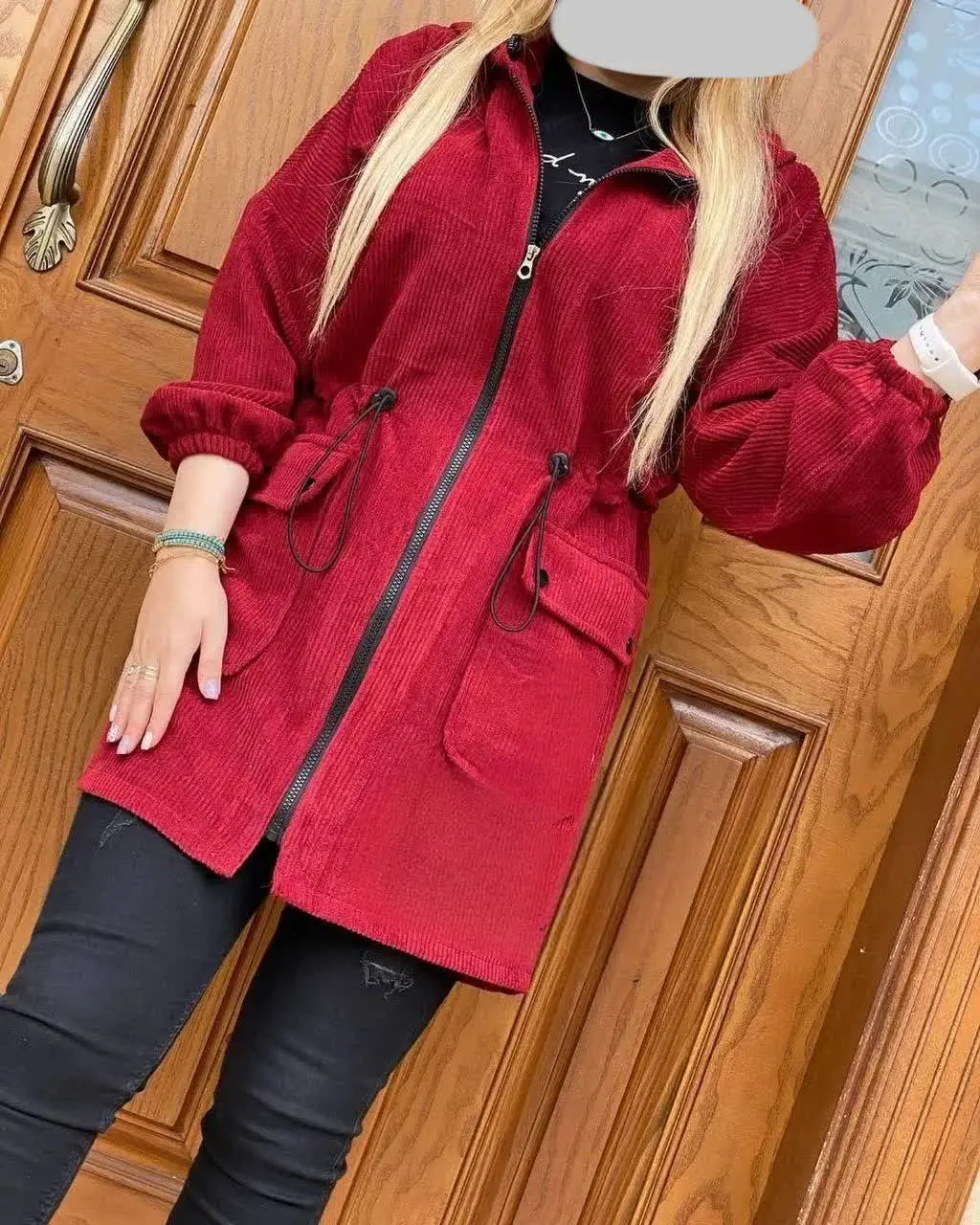 نام: مانتو مخمل دلارام
