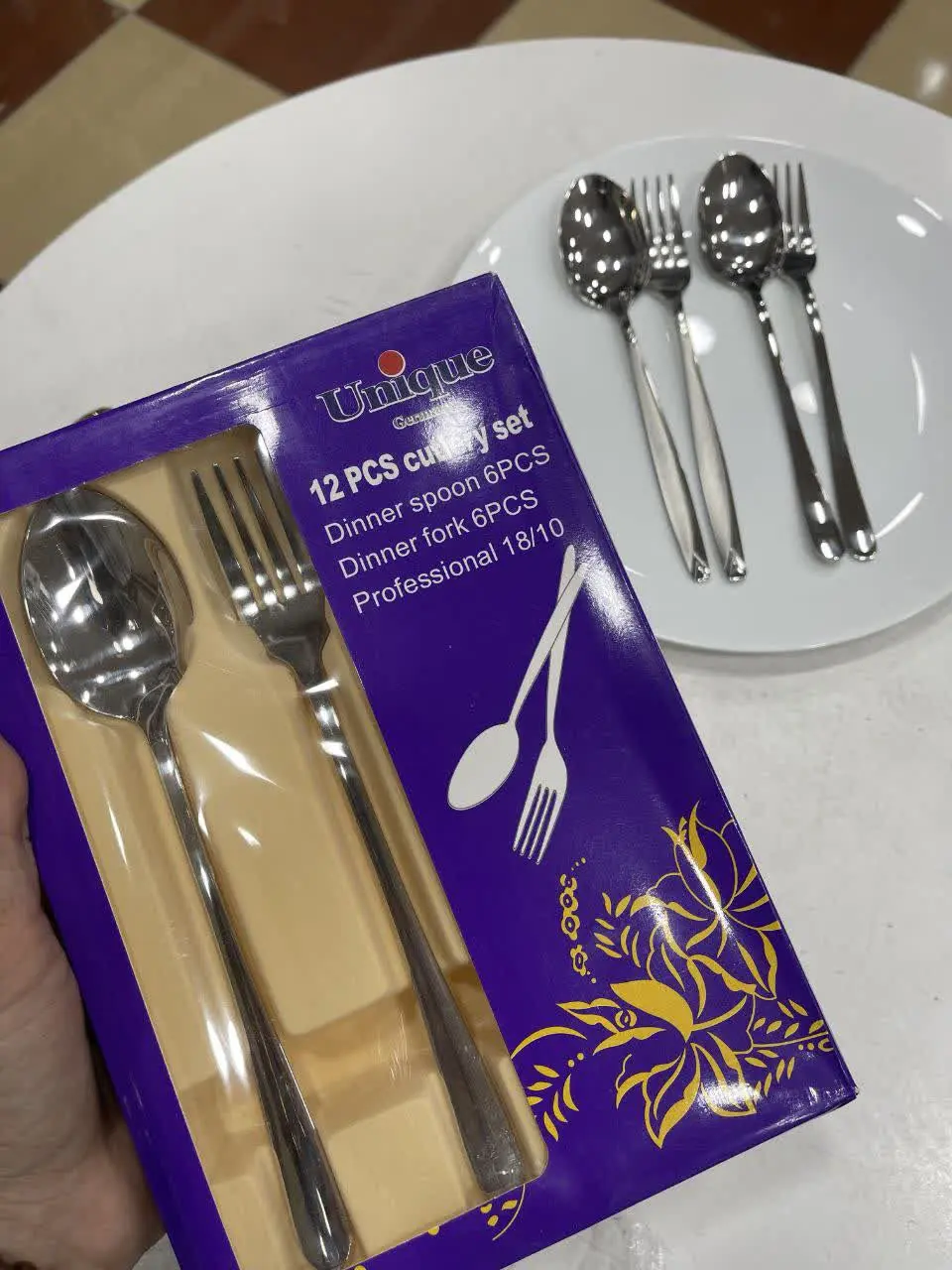 قاشق چنگال غذا خوری یونیک 💥
