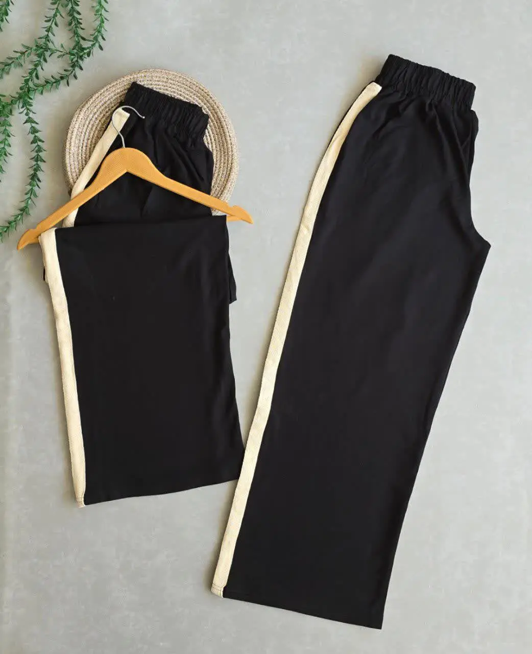 ✅ شلوار بگ بغل نوار پنبه لاکرا