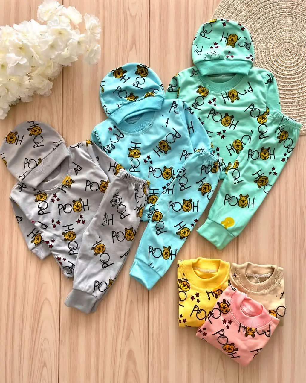 لباس بچه گانه سه تیکه پو
