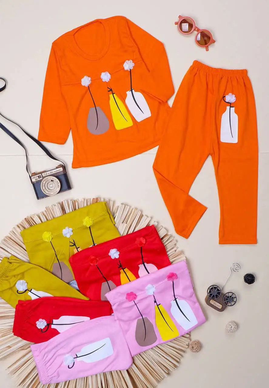 بلوز شلوار نوزادی دخترانه 
