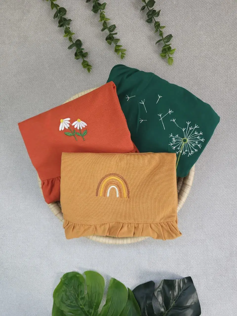 پیراهن چندطرح گل‌های بابونه🌼
