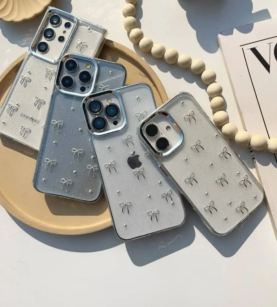 📱مدل قاب: قاب شفاف پاپیونی مخصوص انواع #سامسونگ #شیائومی و #آیفون 
