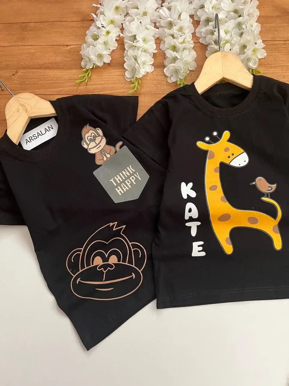 💞 تیشرت مشکی اقتصادی فانتزی 💞
