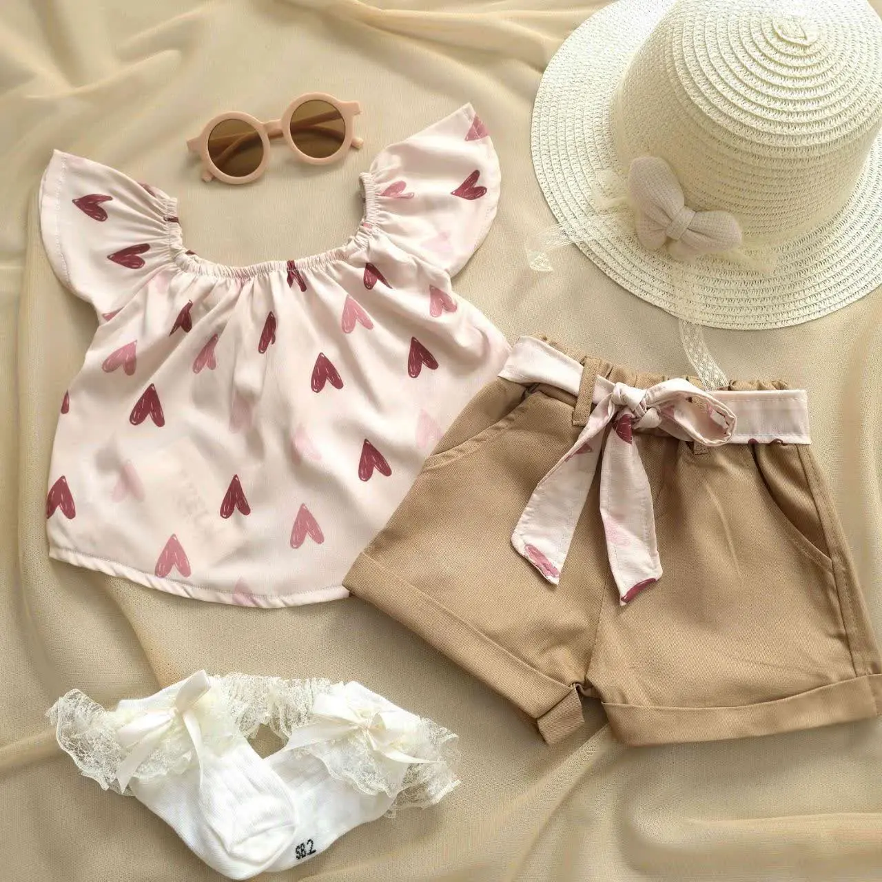 کراپ‌ شورت کتان🦄 
