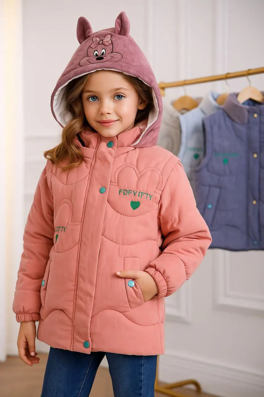 🎄 کاپشن پافرشو میکرو دختران...