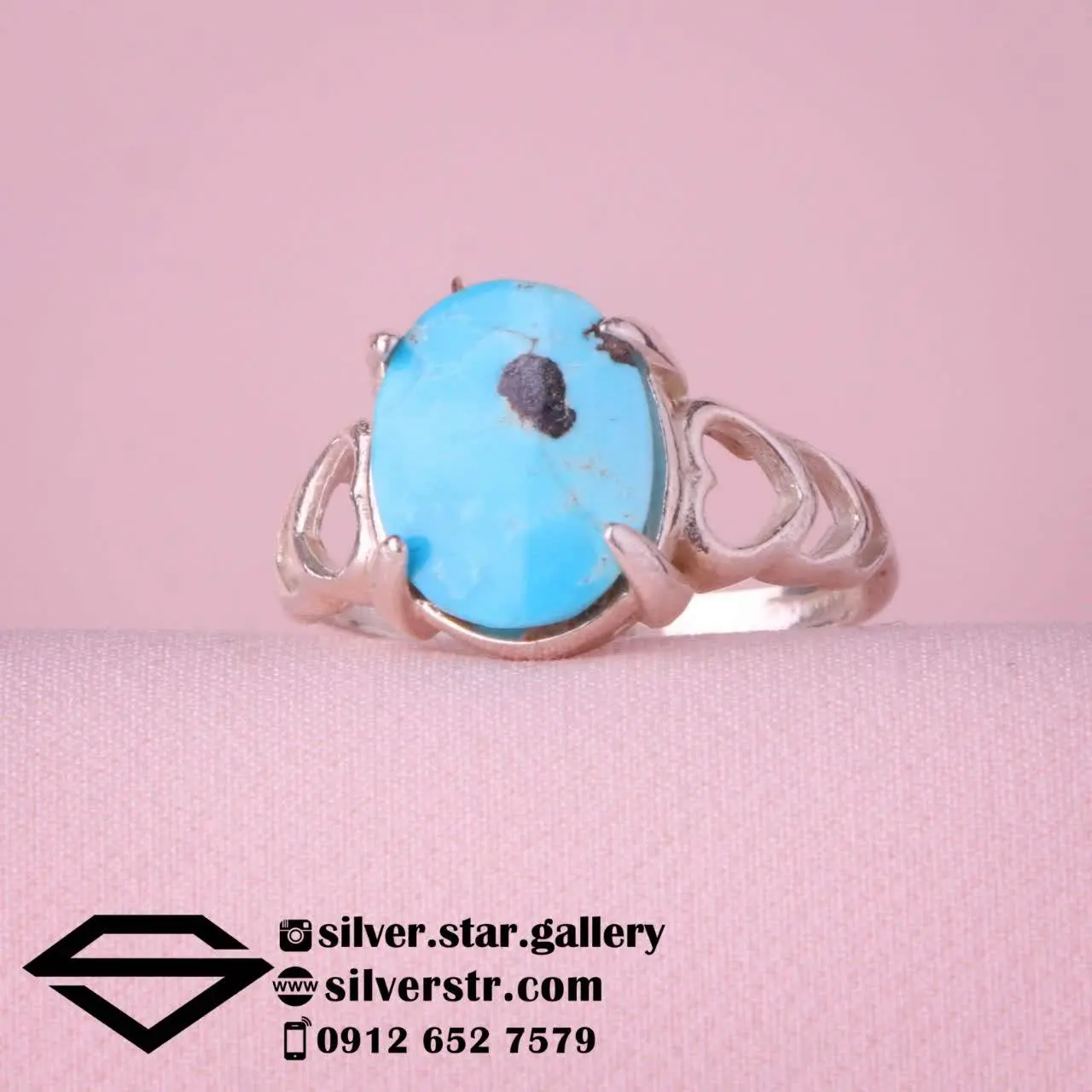 🧿 انگشتر زنانه فیروزه نیشاب...