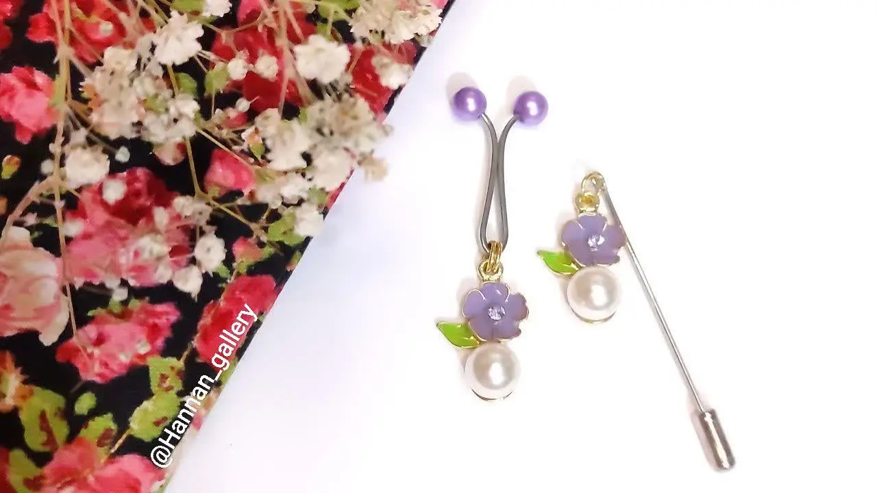 🍃🌸 ست سوزن و گیره حجاب 🌸🍃