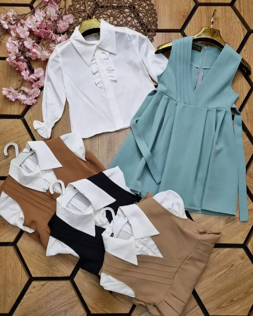 🌹شومیز سارافون مجلسی دخترانه👩