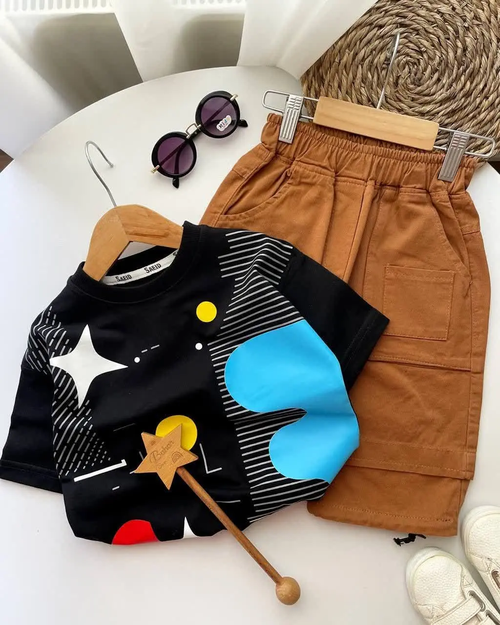 تیشرت و شلوارک بچگانه ستاره