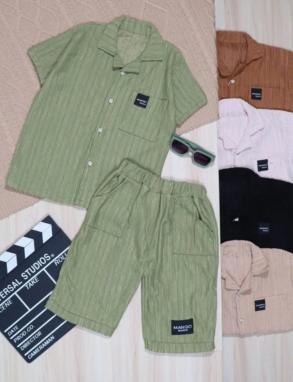 👫پیراهن و شلوارک پسرانه مراکشی درختی👫
