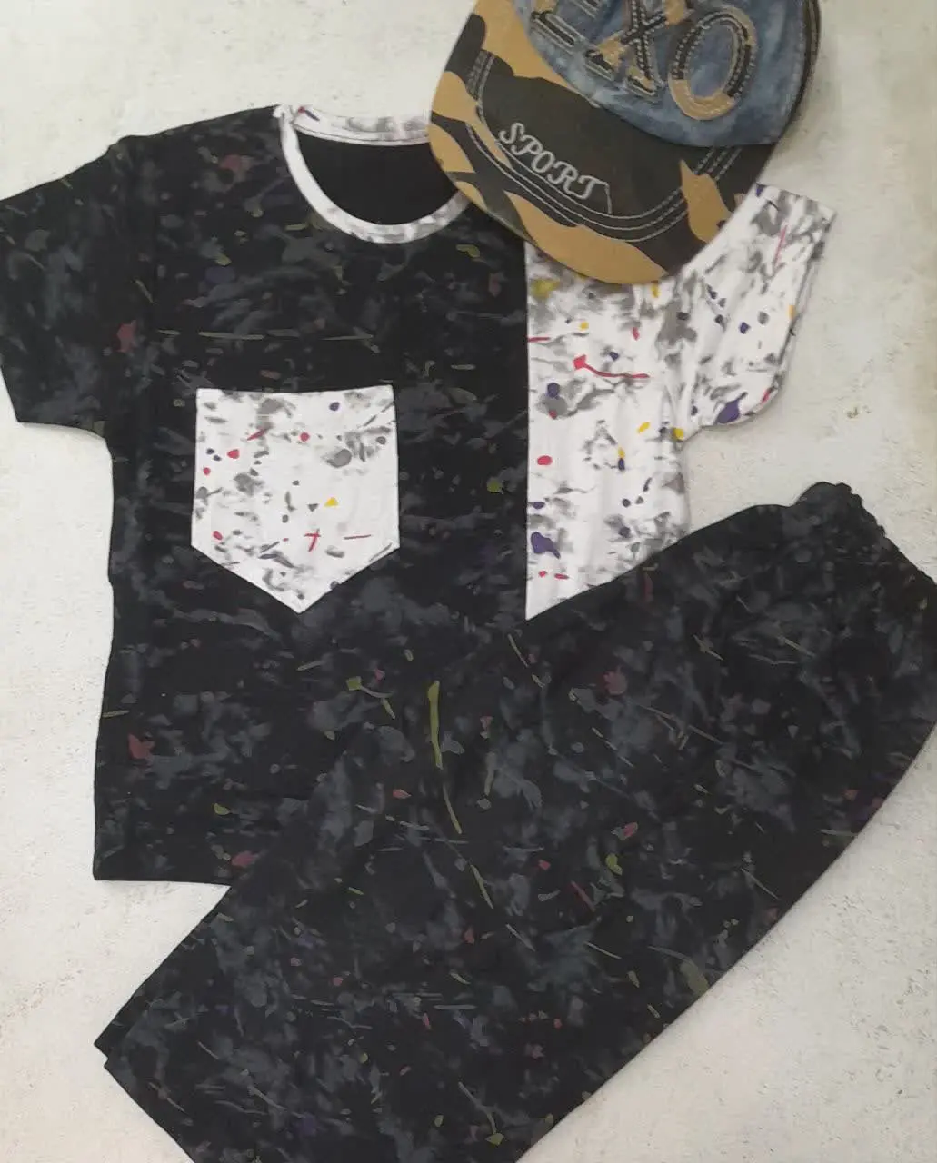 تیشرت و شورتک پسرانه 
