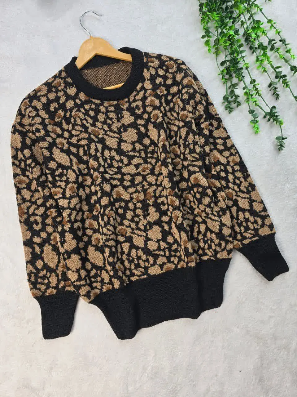 🍁 نام: بلوز بافت پلنگی